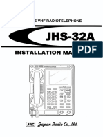 JRC JHS-32A VHF Installation Manual