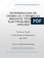 Determinacion de Cromo Mediantes Tecnicas Electroquimicas