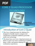 Core 2 Quad Processor Technology