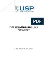 Plan Estrategico USP 2011 2015 1