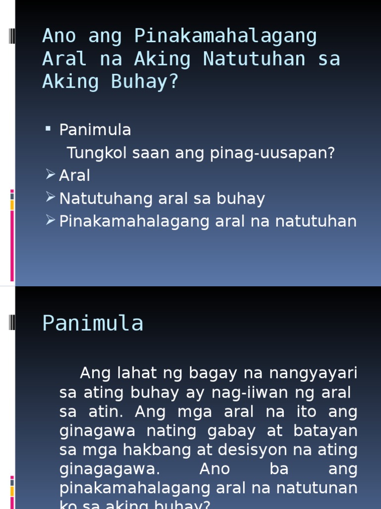 Ang Natutunan Ko Sa Talumpati Ay