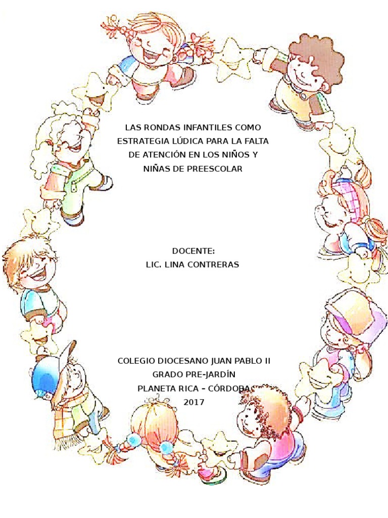 Proyecto rondas infantiles Atención Desarrollo cognitivo