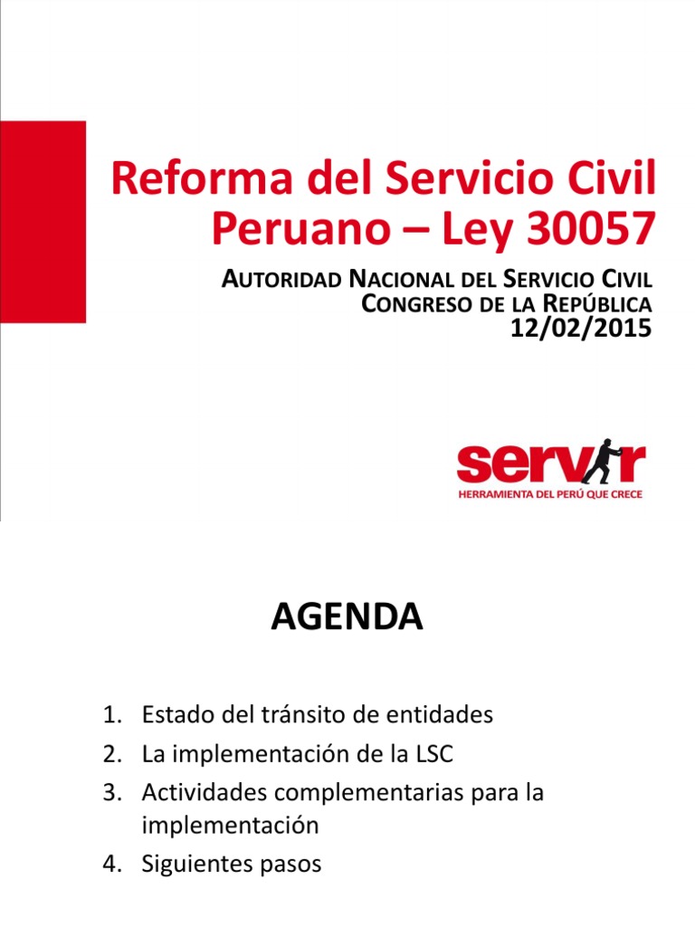 Servicio Civil Pdf Recursos Humanos Economias