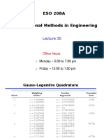 Computational Methods in Engineering: ESO 208A
