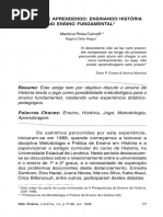 JOGANDO E APRENDENDO