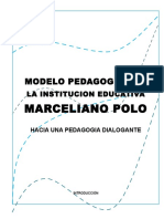 Modelo Pedagógico de La I.E Marceliano Polo