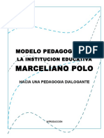 Modelo pedagógico IE Marceliano Polo