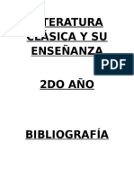 Literatura Clásica y Su Enseñanza