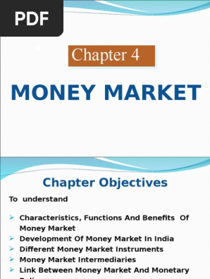 Chapter 4 Money Market Pdf Money Market United States Treasury Security