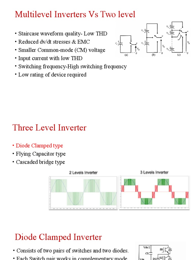 Three-Level Inverter Comparison Guide | PDF | Technology & Engineering