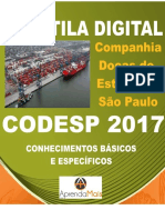 APOSTILA CODESP 2017 ENGENHEIRO DE SEGURANÇA DO TRABALHO + BRINDES