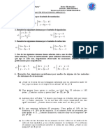 Guía 2 Sistema de Ecuaciones 3°G