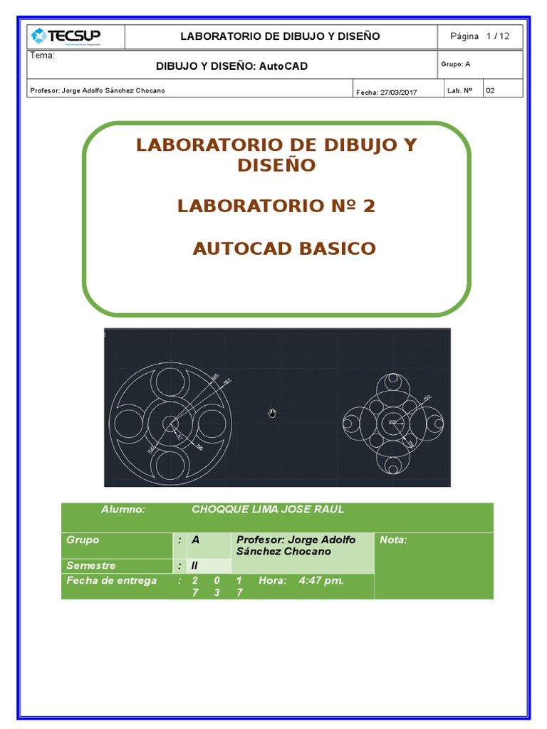 LABORATORIO 2 de Dibujo y Diseño | PDF | Diseño | Dibujo