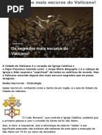 Os Segredos Mais Escuros Do Vaticano!