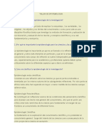 Taller de Epistemología: Conceptos Clave y Aplicaciones en las Disciplinas