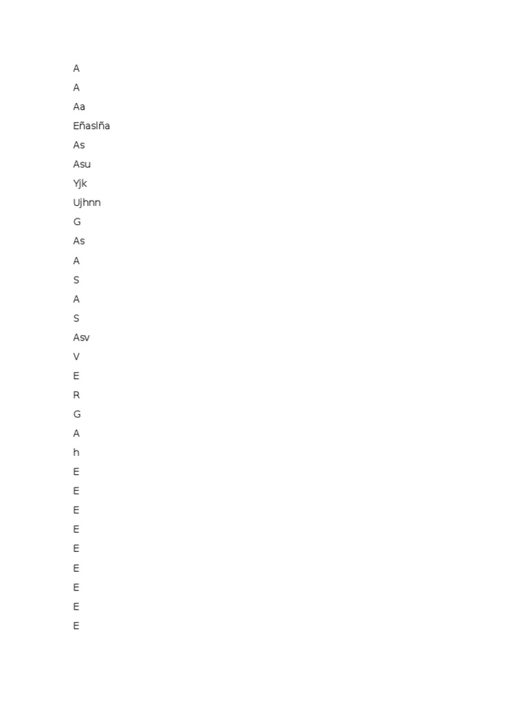 Random Character Sequences Analysis | PDF
