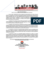 Declaración Pública - Dirección Local Talca - 29 de Marzo de 2017