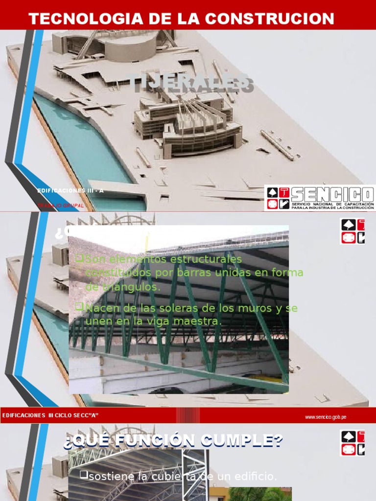 Estructuras de techumbre: tipos de tijerales y su función en la