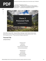Download Form 3 Poem_ Poisoned Talk  Raymond Wilson _ Meanings Vocabs Themes  Moral Values_  PT3 ENGLISH by Mohanah Javalan SN343676751 doc pdf