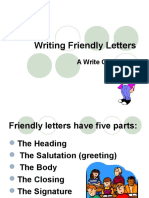 Writing Informal Letter