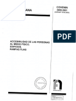 3656-01 Accesibilidad de Las Personas Al Medio Físico. Edificios. Rampas Fijas