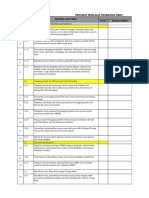 Checklist Audit SMK3 Berdasarkan PP No 50 Tahun 2012