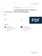 Distortional Buckling Behaviour of Fire Exposed Cold-Formed Steel Columns