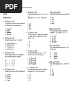 Questions in Integral Calculus