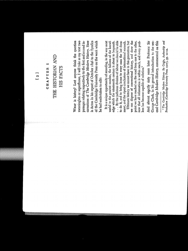 What Is History by E H Carr | PDF