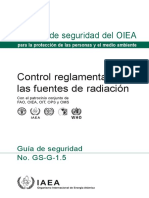 Control Reglamentario Fuentes Radiacion