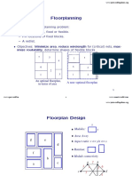 Floorplan design optimization techniques