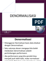 Pertemuan14 Denormalisasi