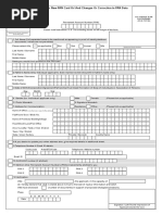 Form For Pan Card Correction