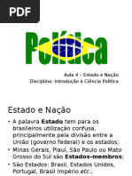 Aula 4 - Estado e Nação