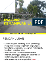 Stela Evaluasi Kemampuan Lahan