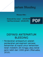 Antepartum Bleeding