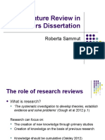 Roberta Sammut - Lecture Literature Review