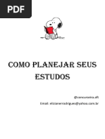 Como Planejar Seus Estudos