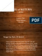 Abdul Rahman - Internal Rate of Return