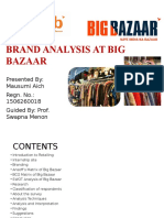 Brand Analysis and Customer Insights at Big Bazaar