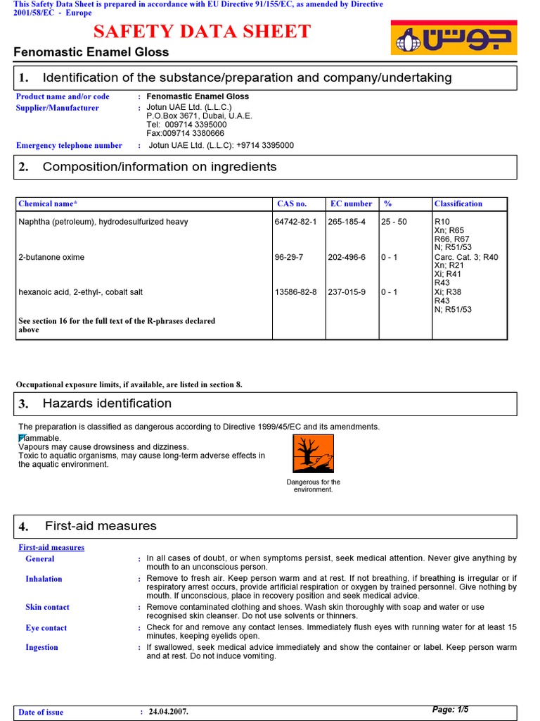 SDS Fenomastic Enamel Gloss English (uk) Dubai.pdf Personal