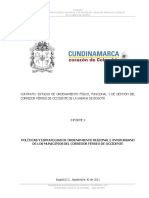 Políticas de Ordenamiento Regional e Interurbano Del Corredor Férreo de Occidente