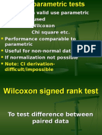 Wilcoxon Sign Rank Test