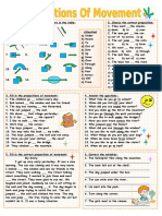 Prepositions of Movement