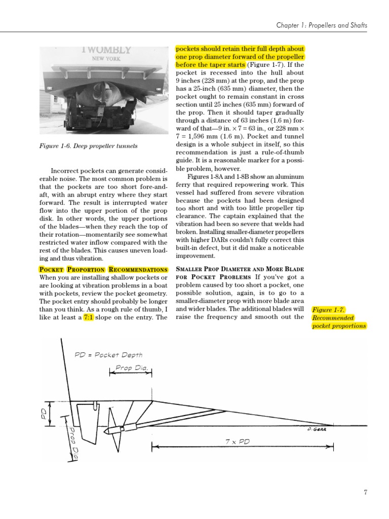 Propeller Tunnel Design PDF Propeller Mechanical Engineering