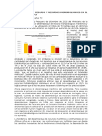 Desembarque de Pescado y Recursos Hidrobiologicos en El 2016