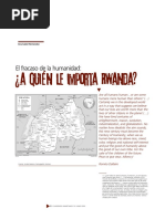 ¿a Quién Le Importa Rwanda?