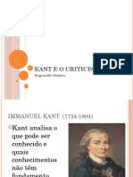 Kant e o Criticismo