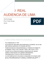 Archivología - Fondo Real Audiencia de Lima