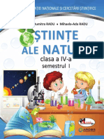 Stiinte Ale Naturii Clasa A 4a Radu PDF